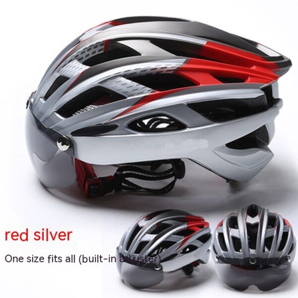 Bicycle Helmet Goggles Integrated Riding Helmet Equipment - Image 5