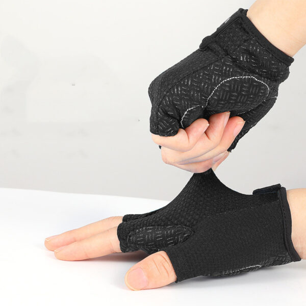 Cycling Breathable Short-finger Non-slip Half-finger Gloves - Image 2