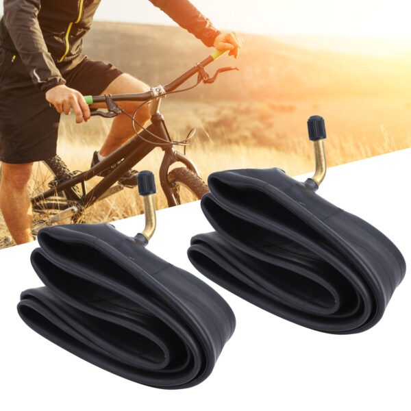 2Pcs Inner Tube Replacement Butyl Rubber Tyre W/Bend Valve for Folding Bicycle Bike14x2.125in - Image 8