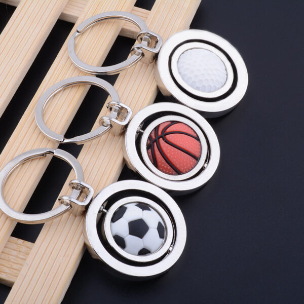 Creative basketball keychain