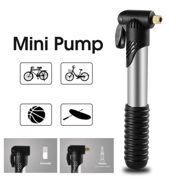 BIKING Portable Mini Bicycle Pum P Cycling Hand Air Pum P Ball Tire Inflator Schrader Presta Valve Road Bike Accessories