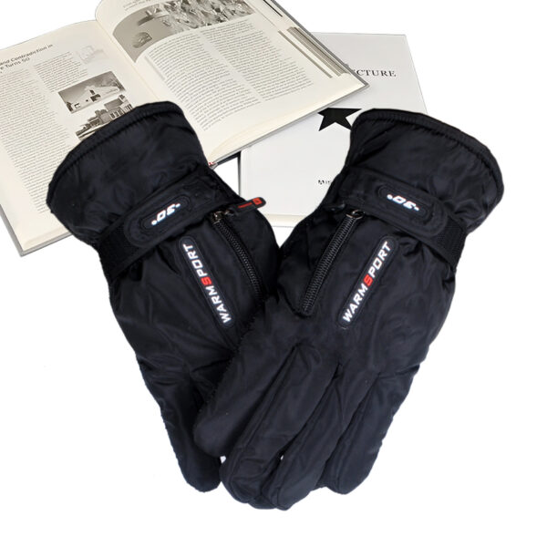 Gloves For Men Riding Bikes Windproof And Thickened To Keep Warm - Image 5