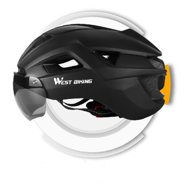 Cycling Helmet Integrated With Goggles Helmet Mountain Road Bike Helmet Equipment - Image 3