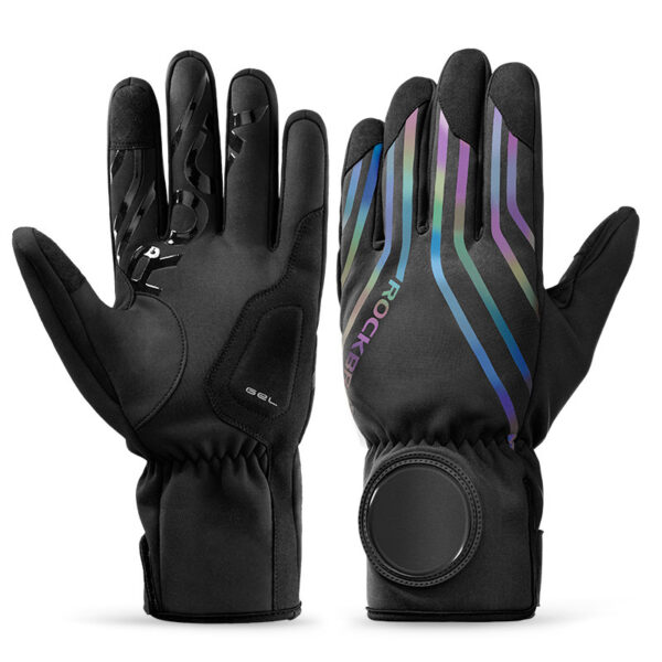 Winter Motorcycle Bike Gloves Men's Reflective Touch Screen - Image 2