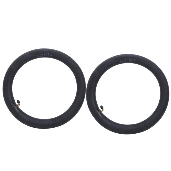 2Pcs Inner Tube Replacement Butyl Rubber Tyre W/Bend Valve for Folding Bicycle Bike14x2.125in - Image 10