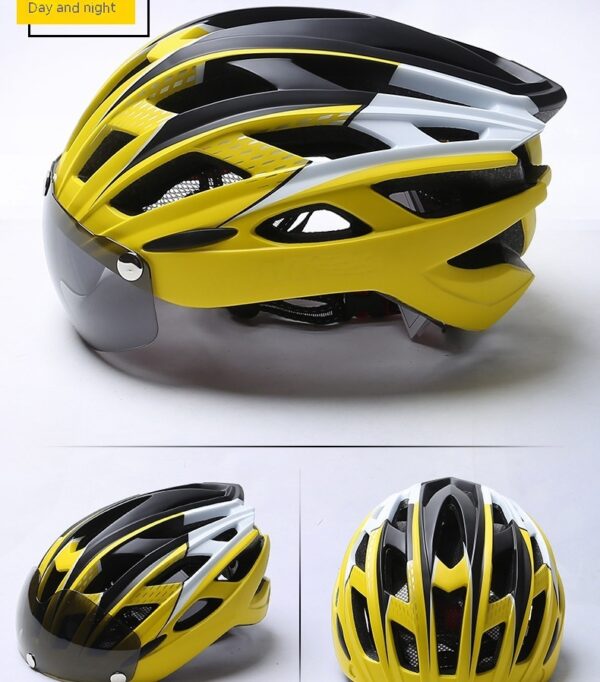 Bicycle Helmet Goggles Integrated Riding Helmet Equipment - Image 10