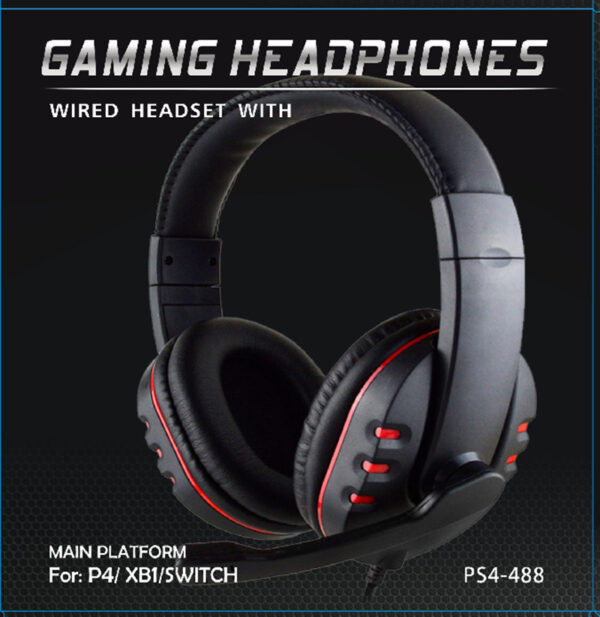 PS4 head-mounted luxury large headphones - Image 4