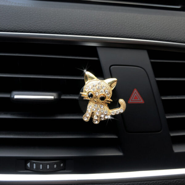 Retro Cute Kitten Car Ornaments Accessories - Image 5