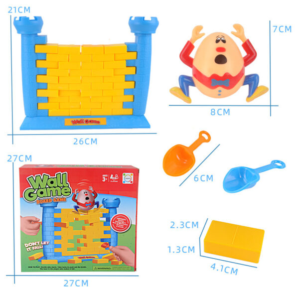 Humpty Dumpty The Wall Game Children Toy Colorful Demolishing Wall Game Interesting Kids Toy Educational Toys Building Blocks - Image 4