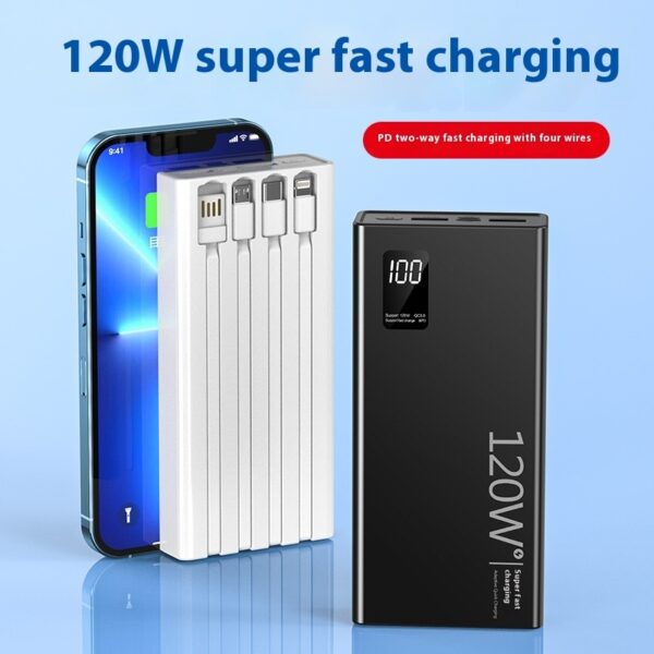 Super Fast Charge Two-way Portable Battery For Mobile Phones Intelligent Digital Display Multi-port - Image 7