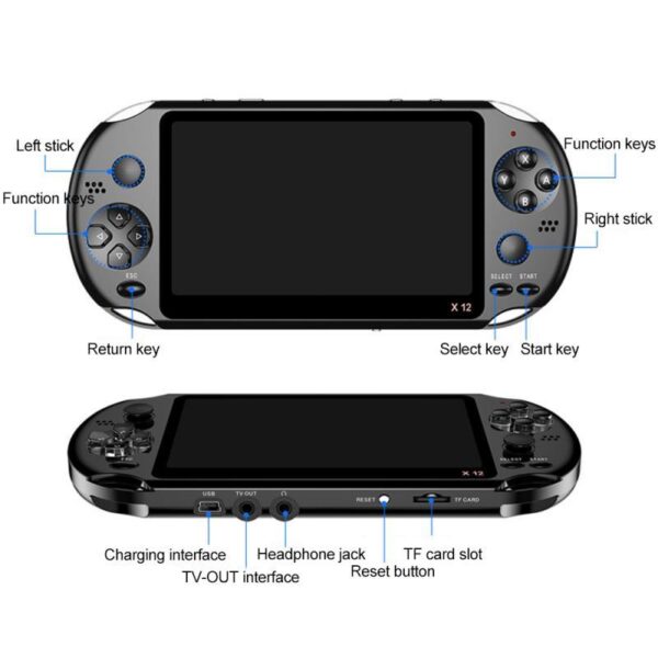 Handheld game console X12 large-screen arcade version 8GPSP - Image 3