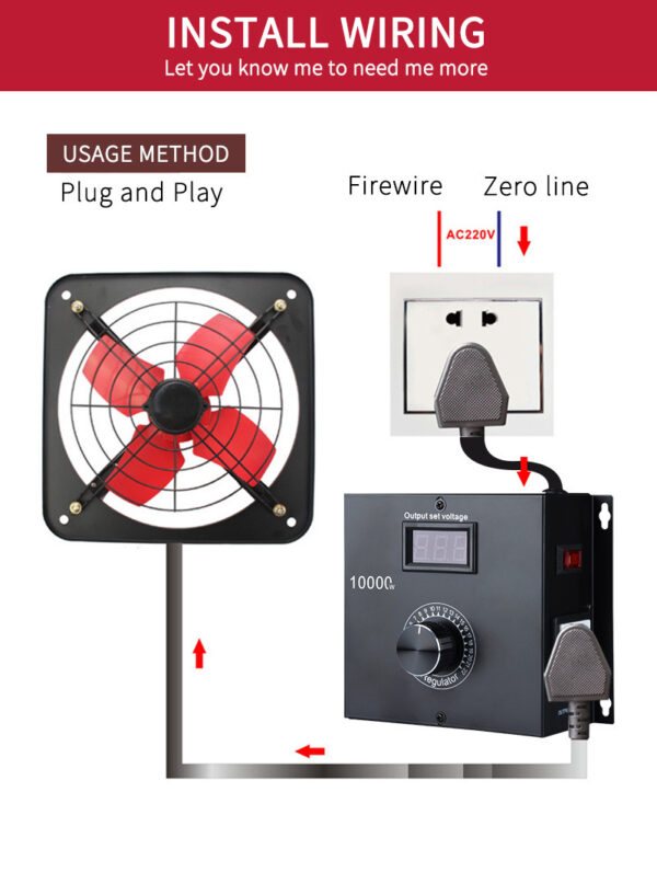 Electronic Motor Electric Drill Speed Controller Electric Furnace Thermolator - Image 10