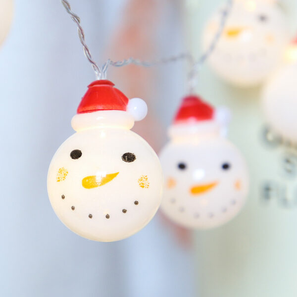 Snowman string lights Christmas lights decoration lights - Image 3