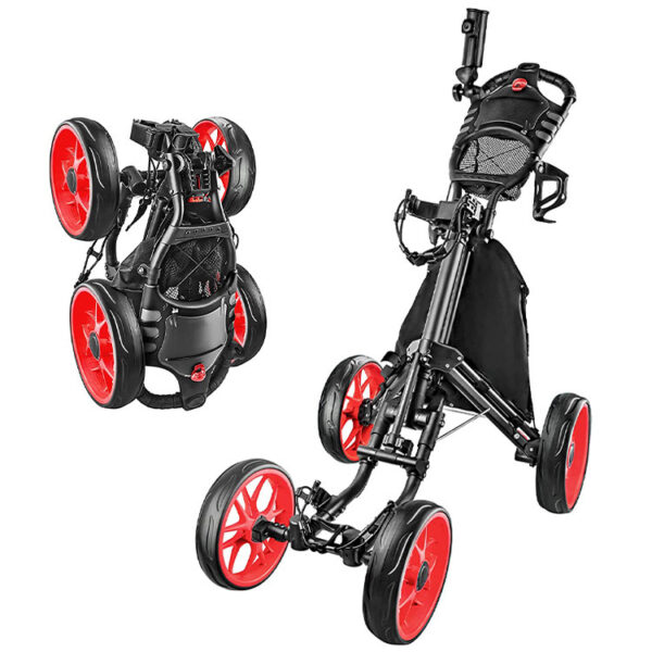 Foldable 4 Wheels Golf Trolley Golf Supplies - Image 3