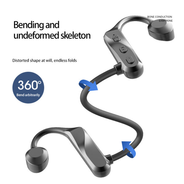 Bone Conduction Bluetooth 5.0 Waterproof Headphones - Image 2