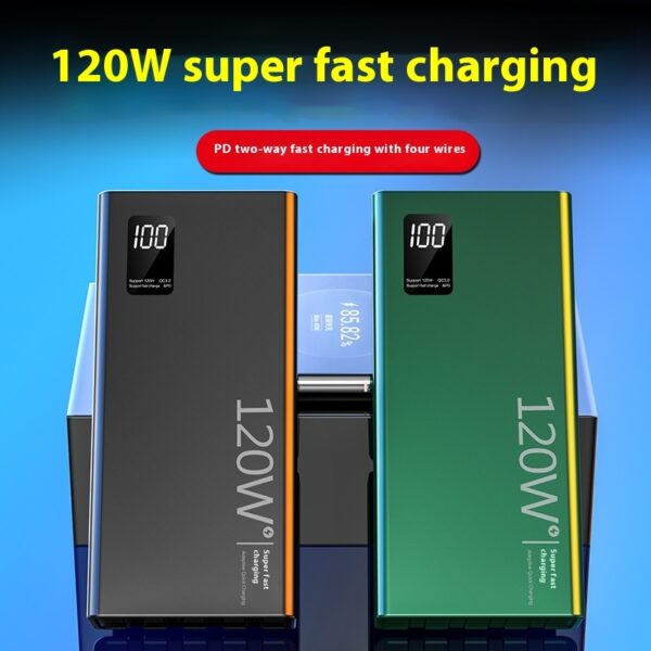 Super Fast Charge Two-way Portable Battery For Mobile Phones Intelligent Digital Display Multi-port