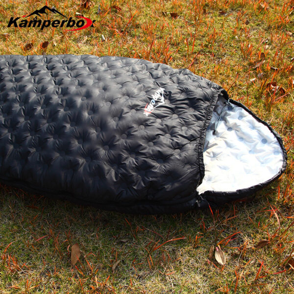 Kamperbox Down Sleeping Bag, Camping 3 Season Ultralight Sleeping Bags, Lightweight Sleeping Bag Bubblue Air 2 - Image 9