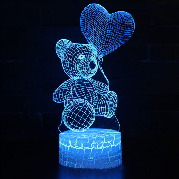 3D Lamp Acrylic USB LED Night Lights Neon Sign Lamp Xmas Christmas Decorations For Home Bedroom Birthday Decor Valentines Day Gifts - Image 2