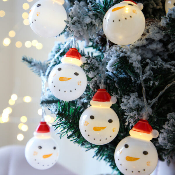 Snowman string lights Christmas lights decoration lights - Image 9