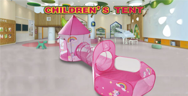 Children's Tent Game House Shooting Ball Pool Tunnel Kids' Playhouse Game House - Image 5