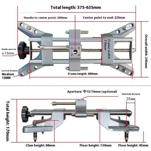 Four-wheel Positioning Fixture Locator Accessories - Image 4