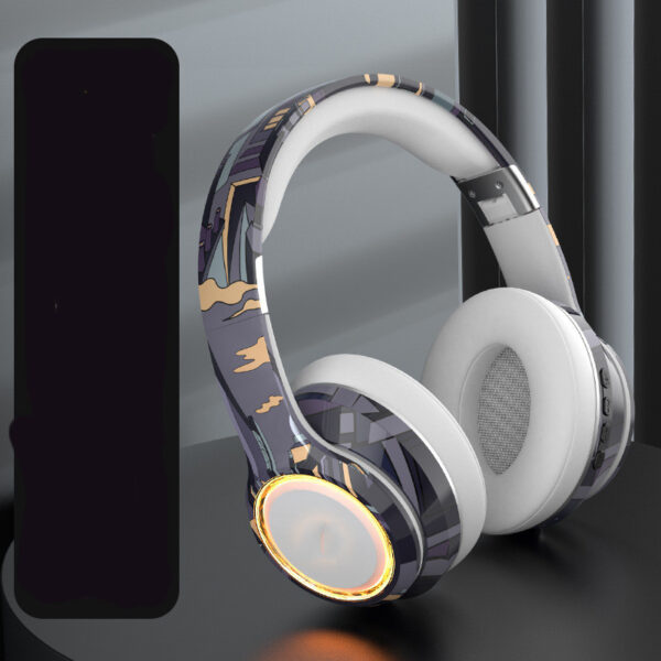 Bluetooth Headphones 5.2 Pluggable Illumination - Image 3