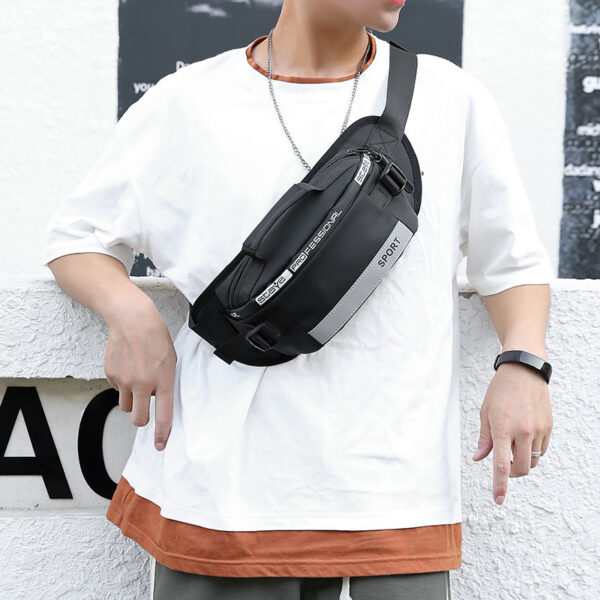 Reflective Waist Bags Men Crossbody Bag Pack For Travel Walking Running Hiking Cycling - Image 2