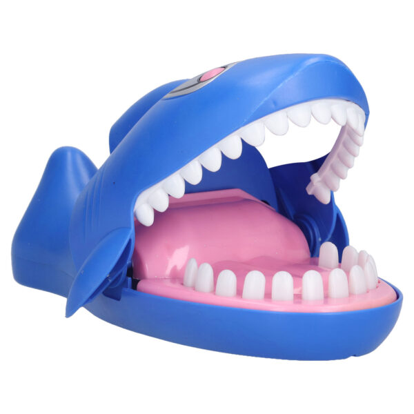 Shark Bite Game Biting Finger Pressing Shark Teeth Trick Toys with Light Laughter for Kids Party - Image 2