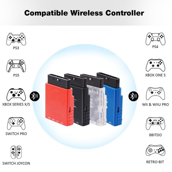 RetroScaler BlueRetro Wireless Game Controllers Adapter Nintendo Switch Game Contorller - Image 5