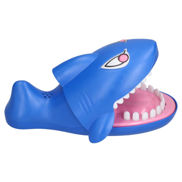 Shark Bite Game Biting Finger Pressing Shark Teeth Trick Toys with Light Laughter for Kids Party - Image 3