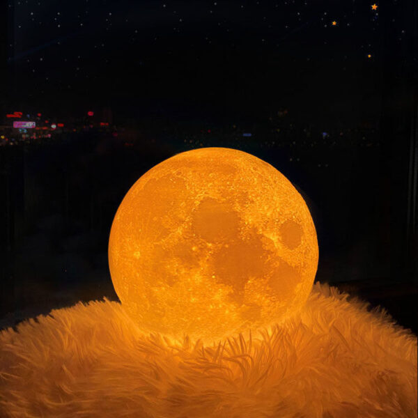 3D Printing Moon Night Table Lamp Chinese Valentine's Day Gift - Image 4