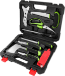 Hunting Field Dressing Kit - 10 Piece Portable Butcher Game Processing Set with Storage Case, for Deer Hunting, Fishing, Camping, Survival