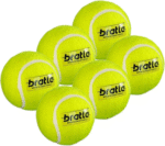 Heavy Tennis Cricket Ball 120-130G - Pack of 6 | Hard Tennis Balls for Softball Cricket Games