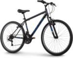 Stone Mountain Hardtail Mountain Bike for Boys/Girls/Men/Women, 20"/24"/26" Sizes, 6 or 21 Speed Shimano Twist Shifting, Front or Dual Suspension, Comfort Saddle, Sleek Colors