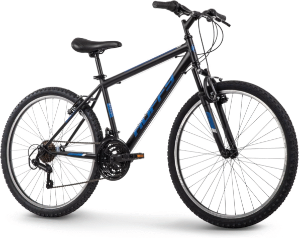 Stone Mountain Hardtail Mountain Bike for Boys/Girls/Men/Women, 20"/24"/26" Sizes, 6 or 21 Speed Shimano Twist Shifting, Front or Dual Suspension, Comfort Saddle, Sleek Colors