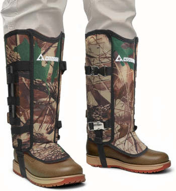 Snake Gaiters Snake Chaps - Waterproof Anti-Snake Guard Chaps for Men&Women, Gaiters with Adjustable Metal Buckles, Snake Bite Protective Gaiters for Hunting&Outdoor Working