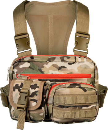 Tactical Chest Rig for Men and Women - Versatile EDC Chest Bag for Hunting Fishing Hiking and All Outdoor Pursuits - Lightweight Harness Pack Vest Suitable for Running