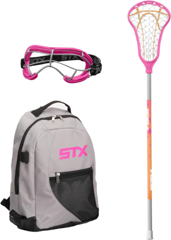 Exult Rise Girl'S Lacrosse Starter Set with Stick, Goggles & Backpack