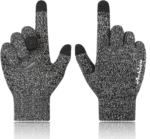 Winter Gloves, Glove for Men Women, Upgraded Touch Screen Texting Warm Running with Thermal Soft Knit Lining