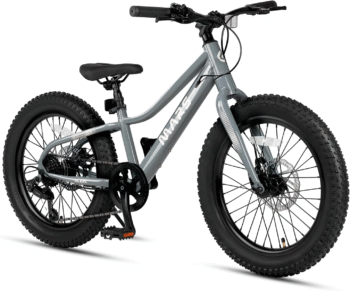 Mars Kids Mountain Bike, 20 24 Inch Fat Tire Bike for Teen Ages 6-14 Year Old, Bicycle with 2.8-Inch Wide Tires and 6 Speed Drivetrain, Multiple Colors