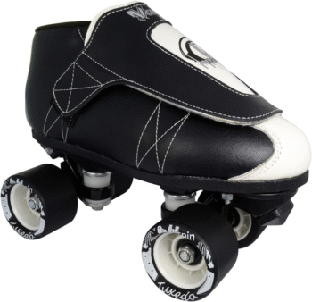 VNLA Junior Tuxedo Jam Skates - Indoor Unisex Roller Skates for Tricks, Jam and Speed Skating