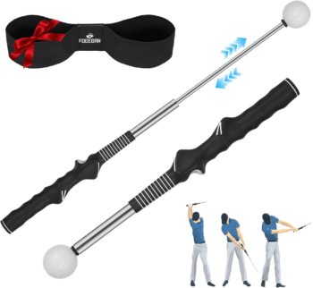 Retractable Golf Swing Training Aid – Portable Grip Trainer with Click Feedback for Right & Left-Handed Golfers – Ideal for Beginners, Indoor & Outdoor Practice