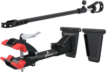 Bike Repair Stand: 360 Rotatable Wall Mounted Removable Bike Clamp - Adjustable Home Bicycle Maintenance Stand with 2 Mounting Plates for Diameter of 1-1.6’’ Bicycle