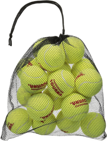 Mesh Carry Bag of 18 Tennis Balls