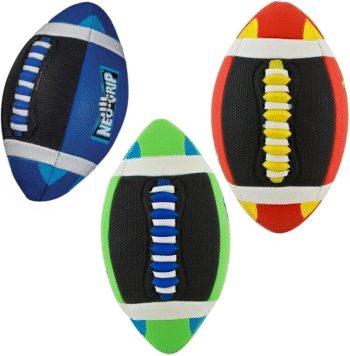 Mini Sponge Foam Football - Grip-Tech Youth Football with Sift and Tacky, Easy Grip Cover - Perfect for Small Kids