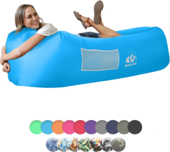Inflatable Sun Lounger, Air Sofa, Hammock, Portable, Waterproof and Leak-Proof, Ideal for Backyard, Beach, Travel, Camping, Picnics and Music Festivals