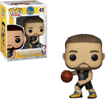 Pop NBA: Warriors - Stephen Curry, One Size - Collectable Vinyl Figure - Gift Idea - Official Merchandise - Toys for Kids & Adults - Sports Fans - Model Figure for Collectors and Display